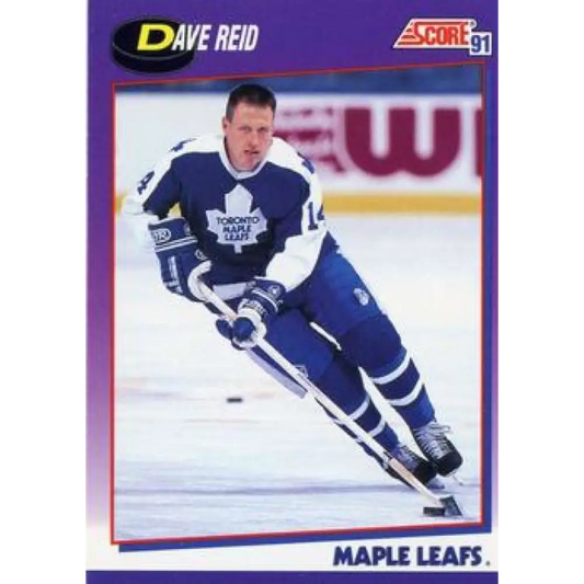 1991-92 Score American #173 David Reid NM-MT Toronto Maple Leafs Hockey Card  Image 1