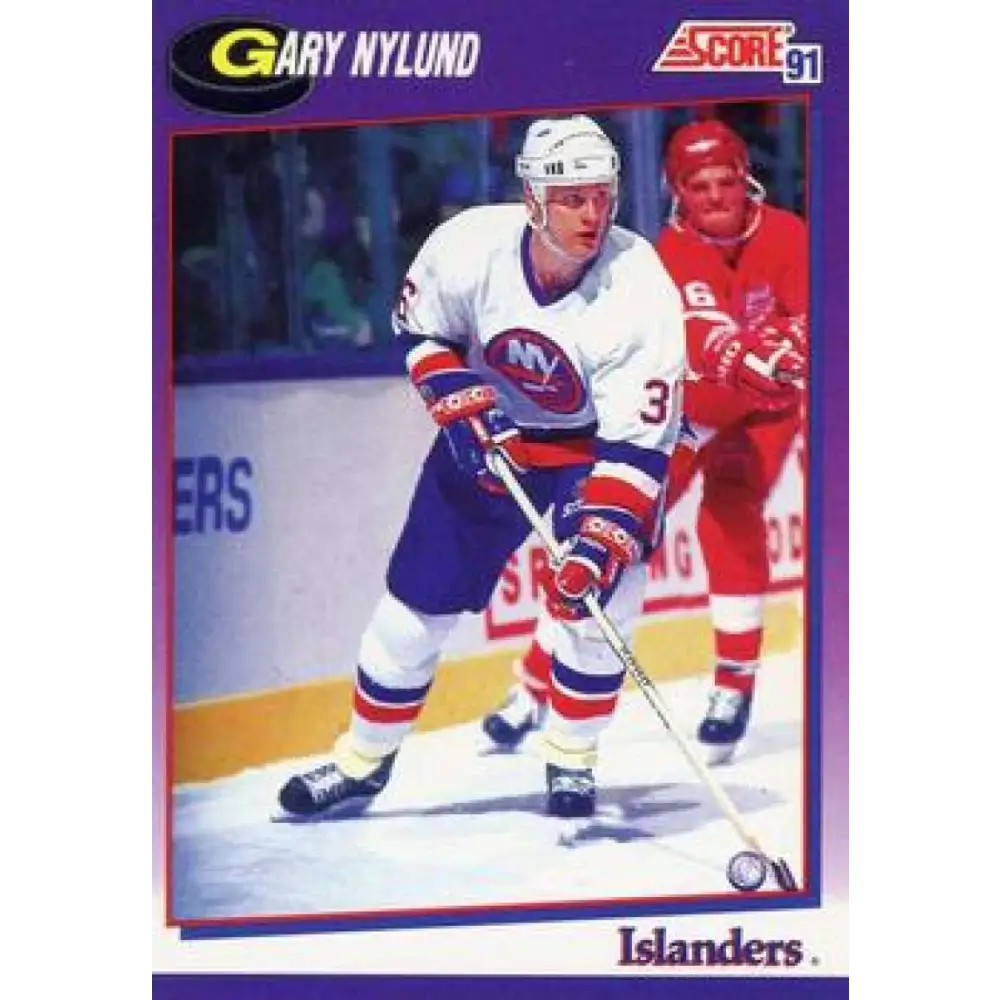 1991-92 Score American #192 Gary Nylund NM-MT New York Islanders Hockey Card  Image 1