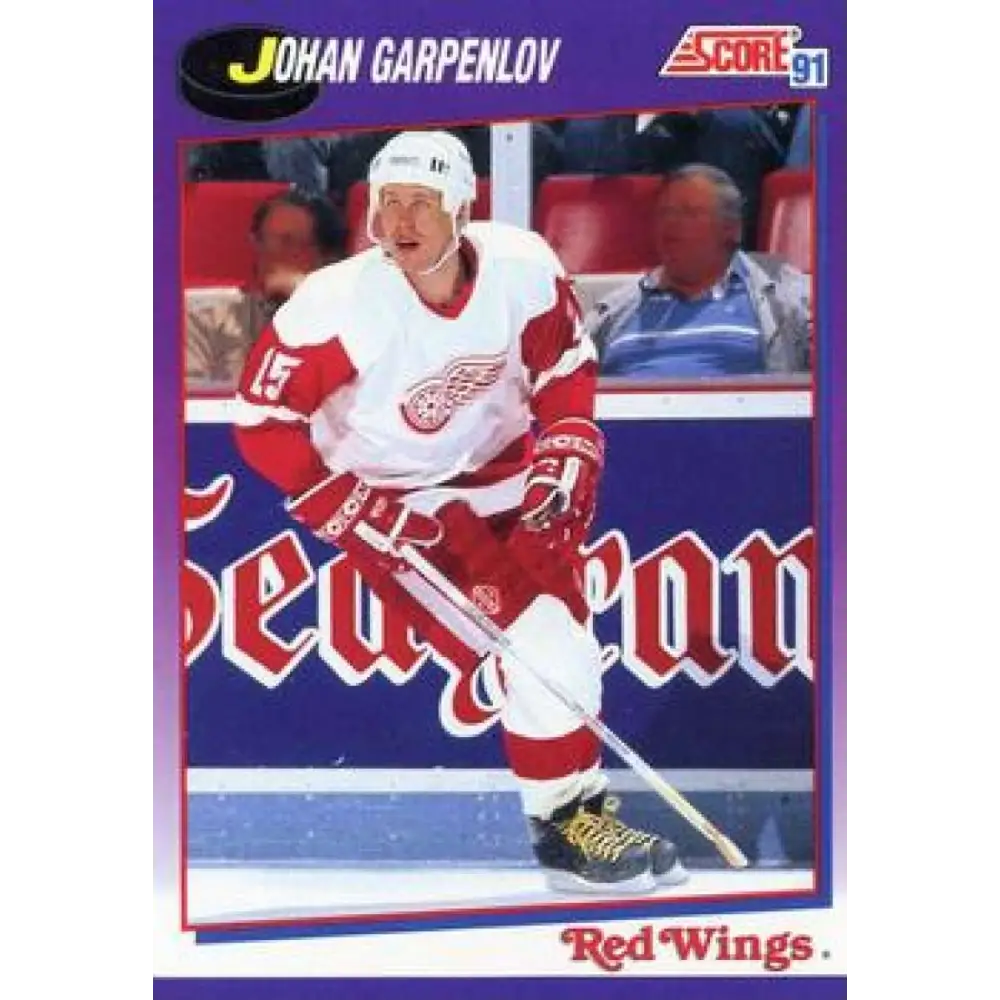 1991-92 Score American #204 Johan Garpenlov NM-MT Detroit Red Wings Hockey Card  Image 1