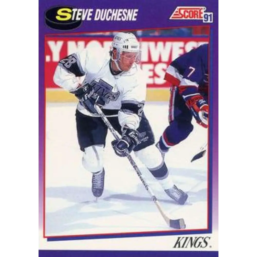 1991-92 Score American #205 Steve Duchesne NM-MT Los Angeles Kings Hockey Card  Image 1