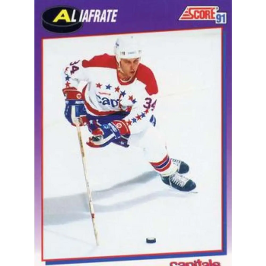 1991-92 Score American #209 Al Iafrate NM-MT Washington Capitals Hockey Card  Image 1