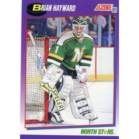 1991-92 Score American #211 Brian Hayward NM-MT Minnesota North Stars Hockey Card  Image 1