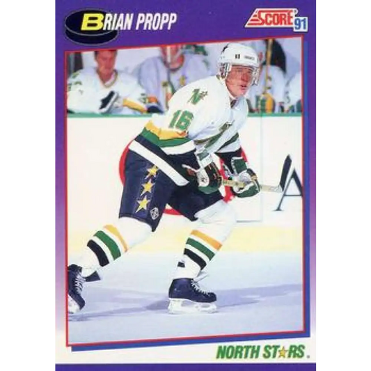 1991-92 Score American #223 Brian Propp NM-MT Minnesota North Stars Hockey Card  Image 1