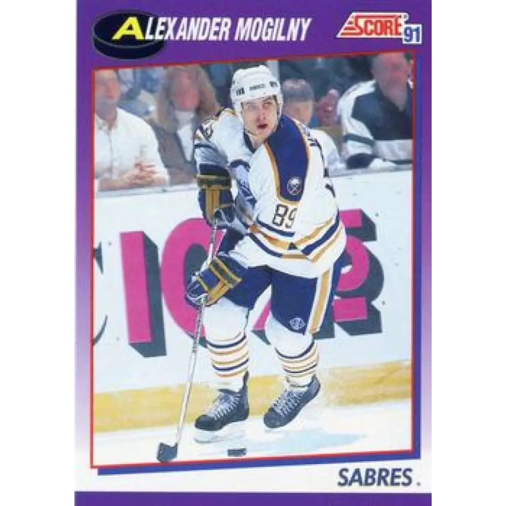 1991-92 Score American #236 Alexander Mogilny NM-MT Buffalo Sabres Hockey Card  Image 1