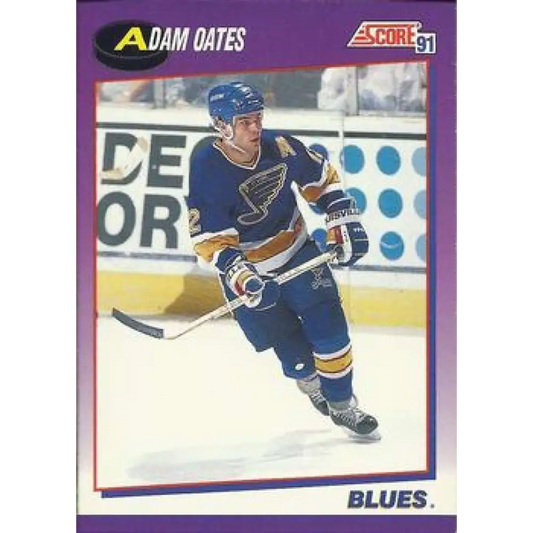 1991-92 Score American #238 Adam Oates NM-MT St. Louis Blues Hockey Card  Image 1