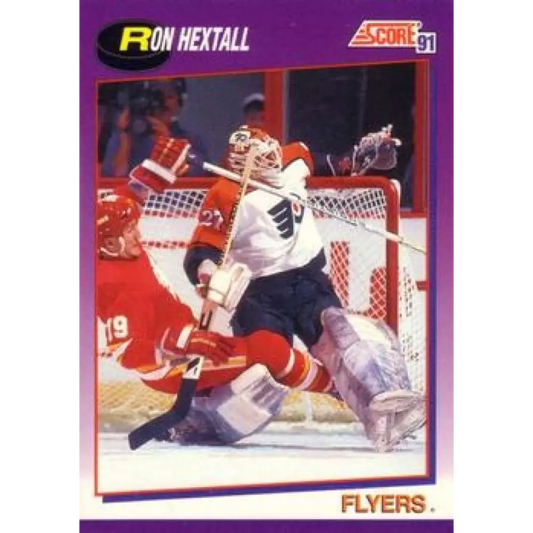 1991-92 Score American #239 Ron Hextall NM-MT Philadelphia Flyers Hockey Card  Image 1