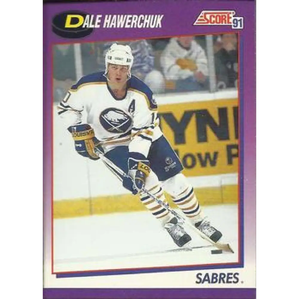 1991-92 Score American #259 Dale Hawerchuk NM-MT Buffalo Sabres Hockey Card  Image 1