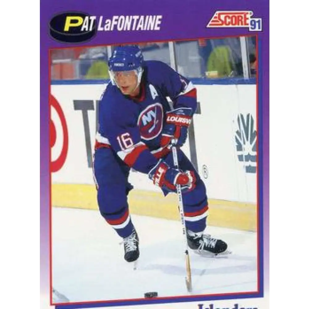 1991-92 Score American #260 Pat LaFontaine NM-MT New York Islanders Hockey Card  Image 1