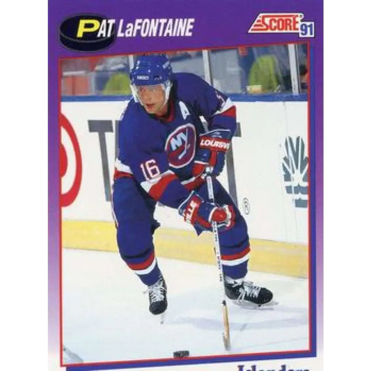 1991-92 Score American #260 Pat LaFontaine NM-MT New York Islanders Hockey Card  Image 1