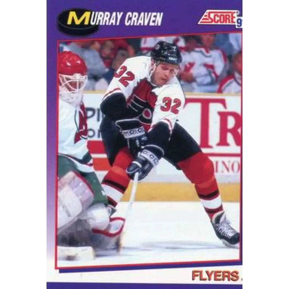 1991-92 Score American #262 Murray Craven NM-MT Philadelphia Flyers Hockey Card  Image 1