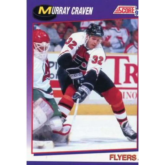 1991-92 Score American #262 Murray Craven NM-MT Philadelphia Flyers Hockey Card  Image 1