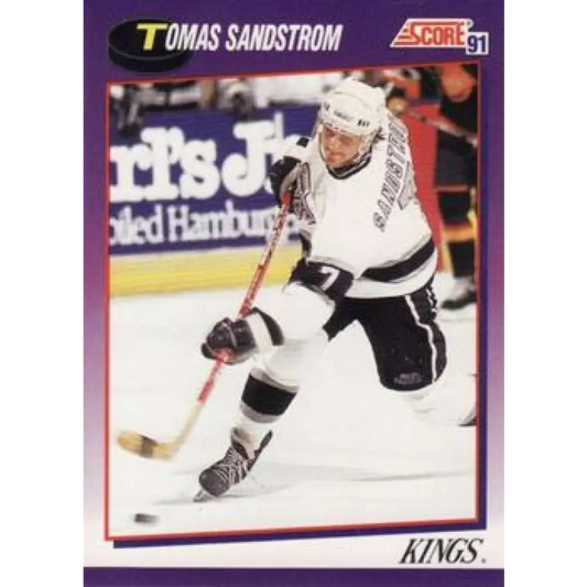 1991-92 Score American #270 Tomas Sandstrom NM-MT Los Angeles Kings Hockey Card  Image 1