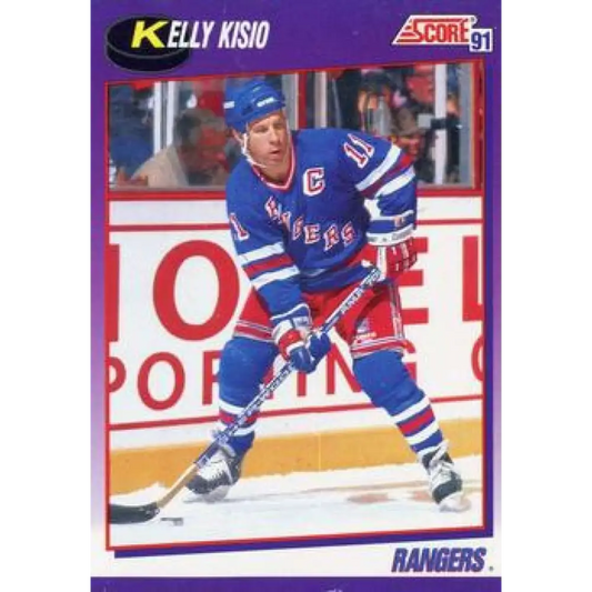 1991-92 Score American #288 Kelly Kisio NM-MT New York Rangers Hockey Card  Image 1