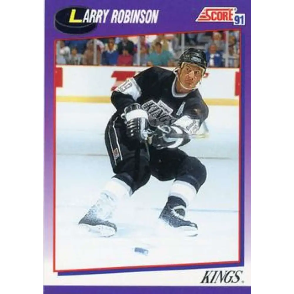 1991-92 Score American #291 Larry Robinson NM-MT Los Angeles Kings Hockey Card  Image 1