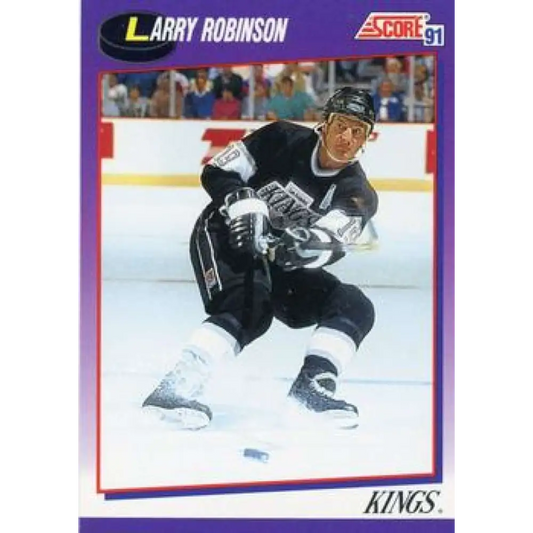 1991-92 Score American #291 Larry Robinson NM-MT Los Angeles Kings Hockey Card  Image 1