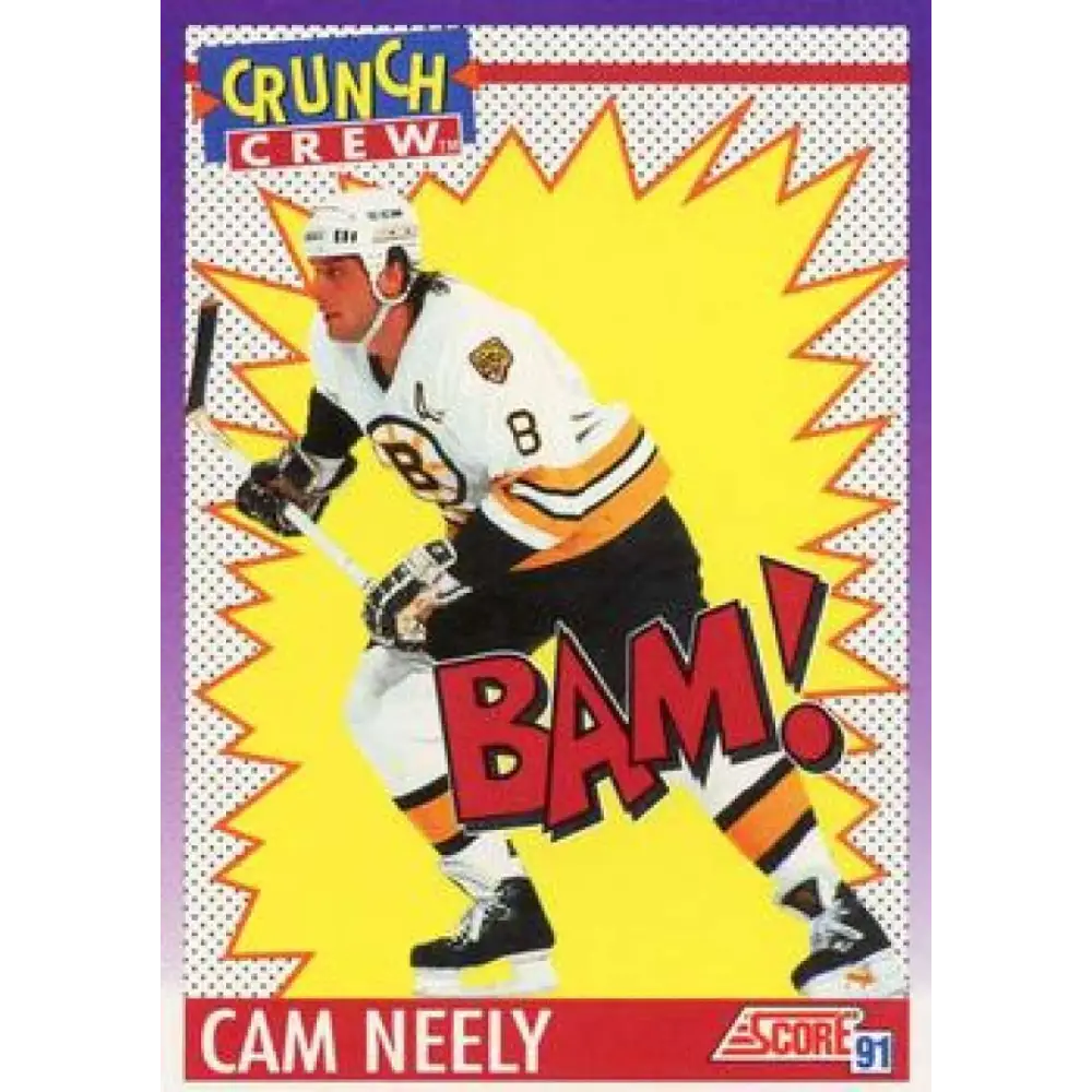1991-92 Score American #301 Cam Neely NM-MT Boston Bruins Hockey Card  Image 1