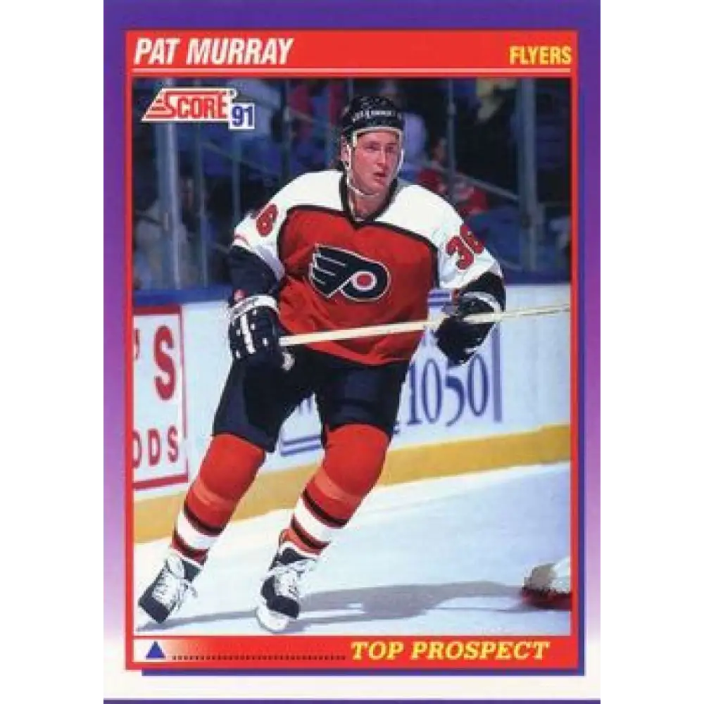 1991-92 Score American #321 Pat Murray NM-MT Philadelphia Flyers Hockey Card  Image 1