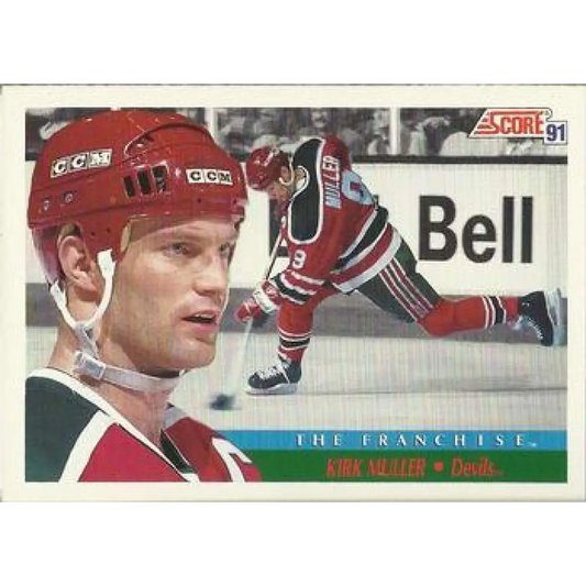 1991-92 Score American #331 Kirk Muller NM-MT New Jersey Devils Hockey Card  Image 1