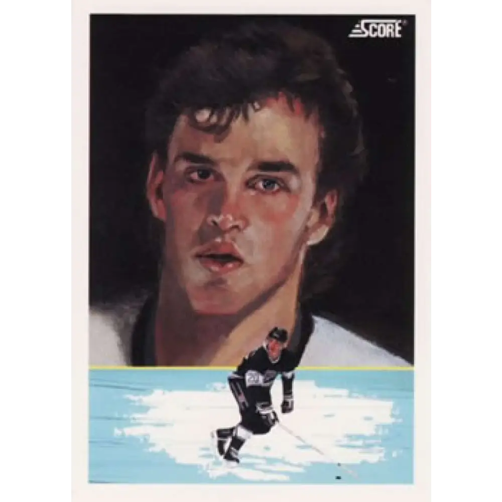 1991-92 Score American #345 Luc Robitaille NM-MT Los Angeles Kings Hockey Card  Image 1