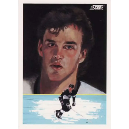 1991-92 Score American #345 Luc Robitaille NM-MT Los Angeles Kings Hockey Card  Image 1