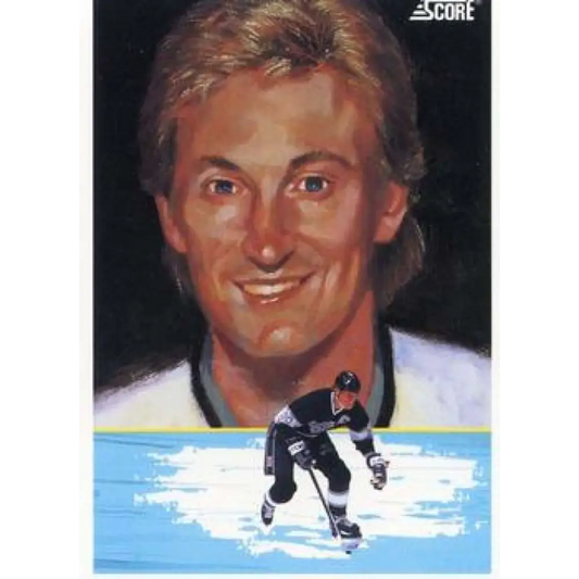 1991-92 Score American #346 Wayne Gretzky NM-MT Los Angeles Kings Hockey Card  Image 1