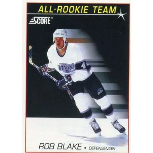 1991-92 Score American #349 Rob Blake NM-MT Los Angeles Kings Hockey Card  Image 1