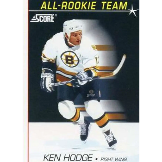 1991-92 Score American #353 Ken Hodge Jr. NM-MT Boston Bruins Hockey Card  Image 1