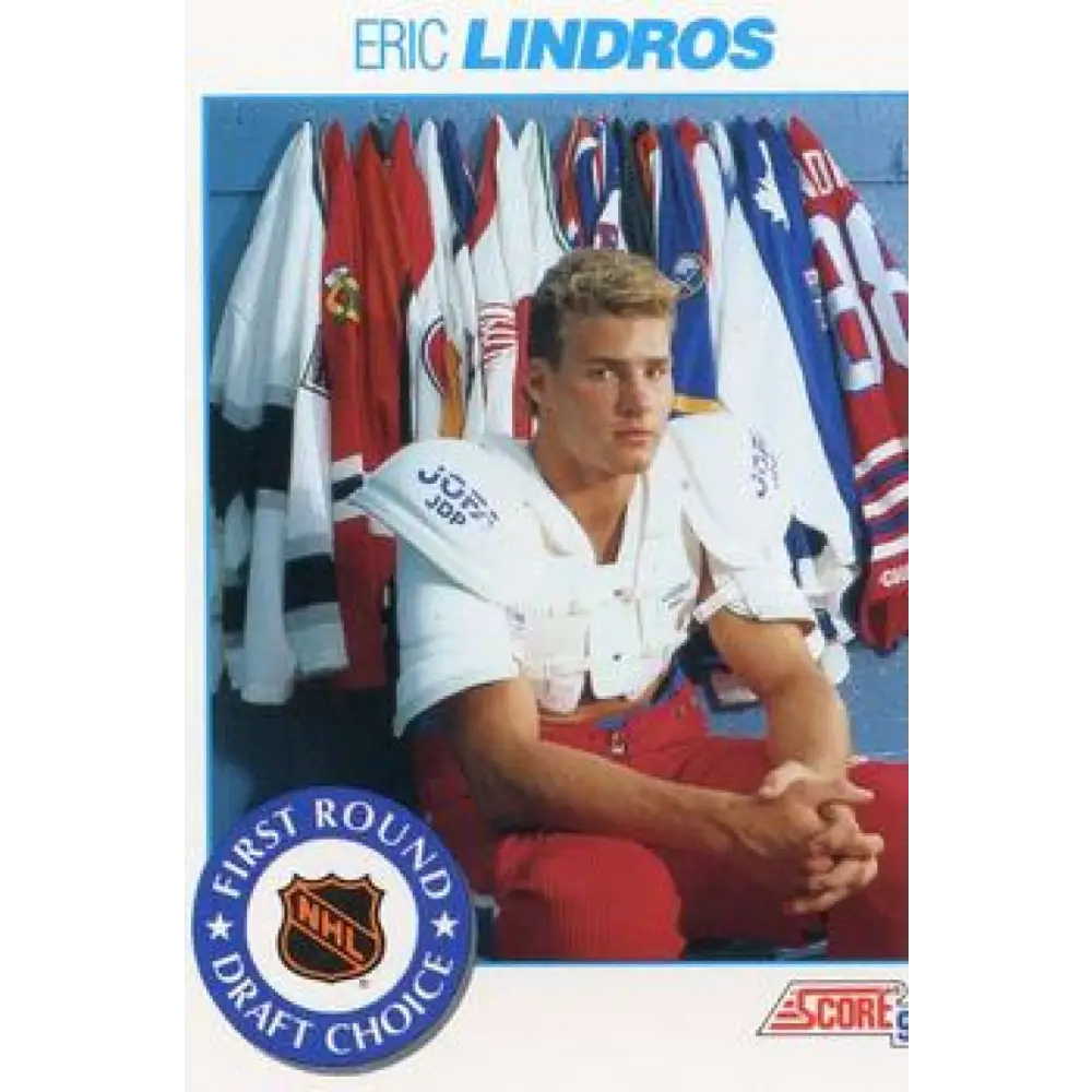 1991-92 Score American #356 Eric Lindros NM-MT Hockey Card  Image 1