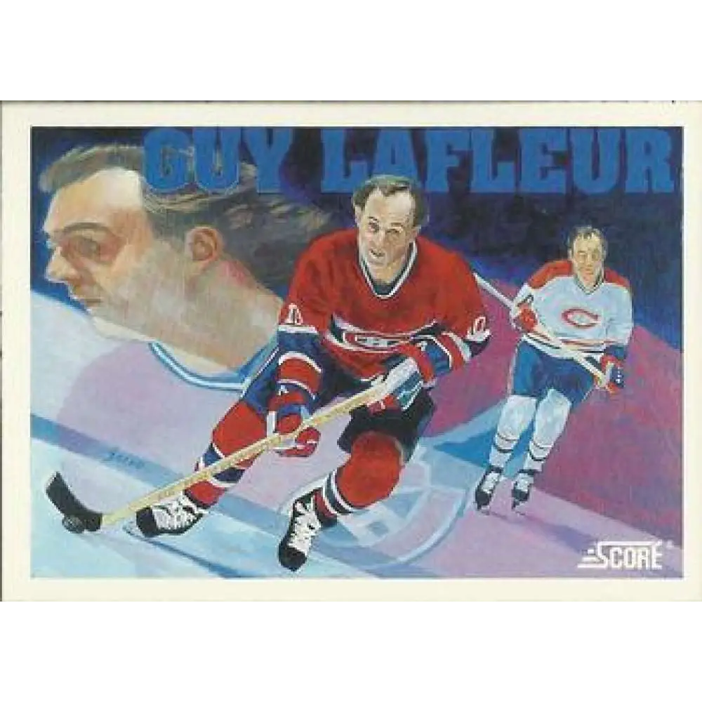 1991-92 Score American #401 Guy Lafleur NM-MT Hockey Card  Image 1