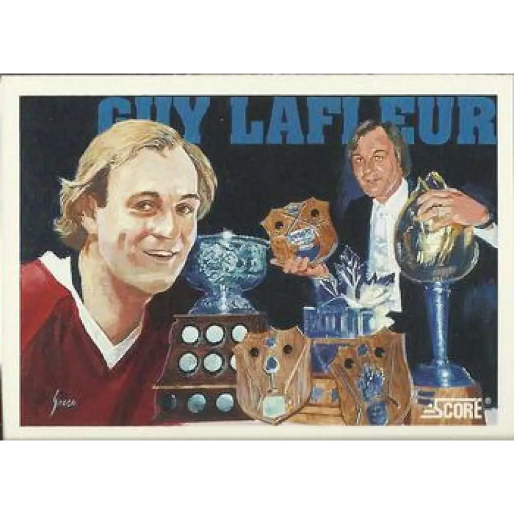 1991-92 Score American #402 Guy Lafleur NM-MT Hockey Card  Image 1