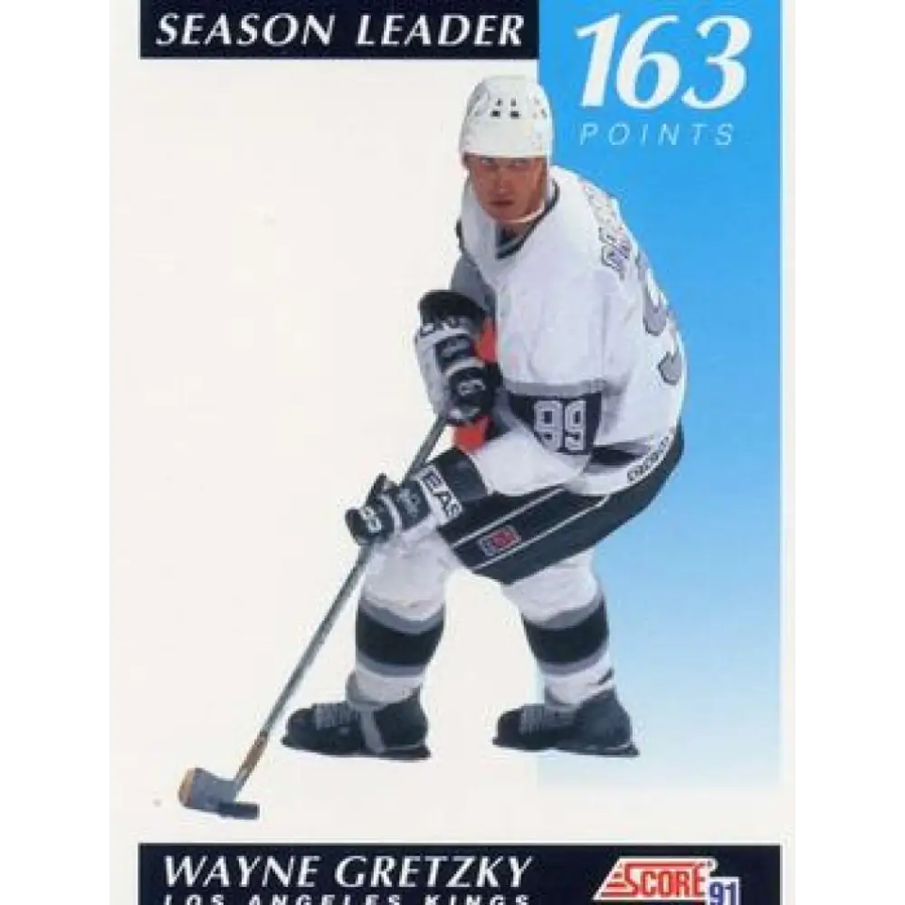 1991-92 Score American #406 Wayne Gretzky NM-MT Los Angeles Kings Hockey Card  Image 1
