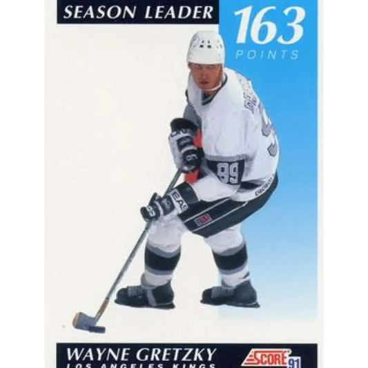 1991-92 Score American #406 Wayne Gretzky NM-MT Los Angeles Kings Hockey Card  Image 1