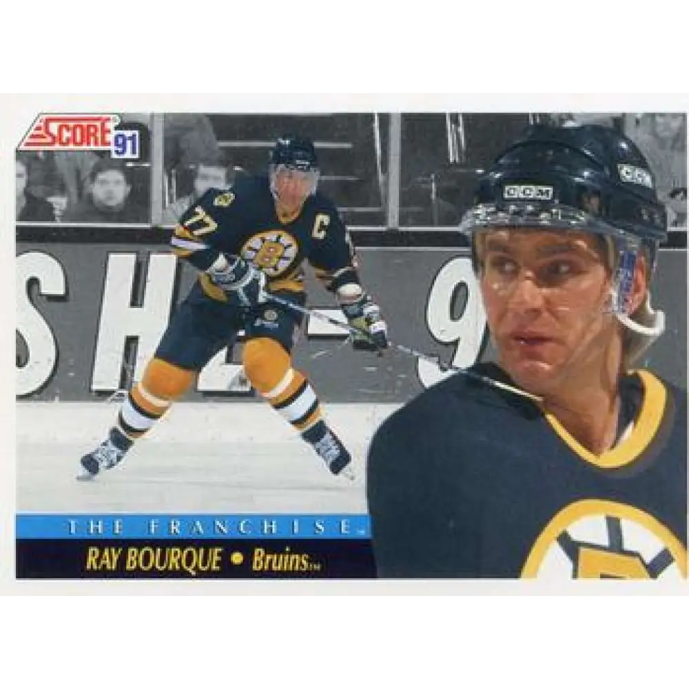 1991-92 Score American #415 Ray Bourque NM-MT Boston Bruins Hockey Card  Image 1