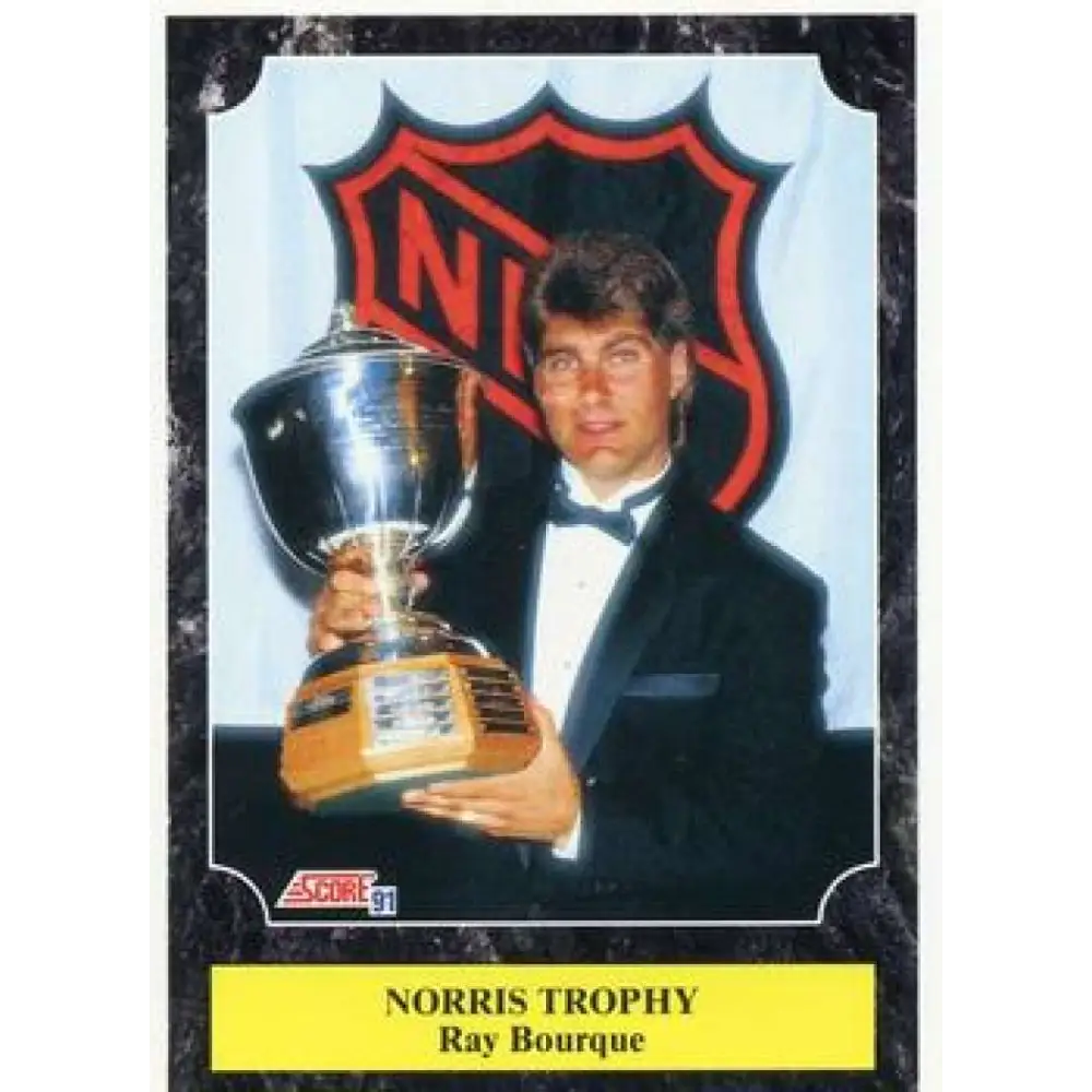 1991-92 Score American #429 Ray Bourque NM-MT Boston Bruins Hockey Card  Image 1