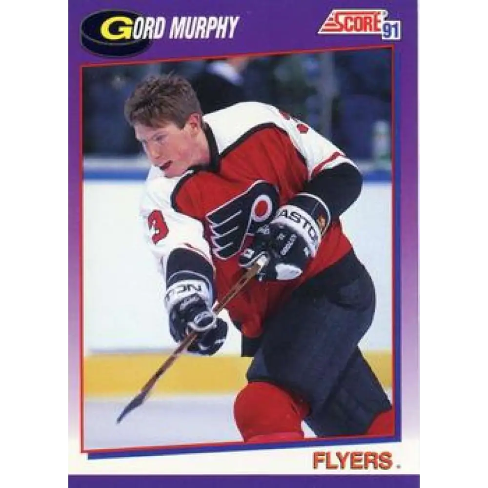 1991-92 Score American #43 Gord Murphy NM-MT Philadelphia Flyers Hockey Card  Image 1