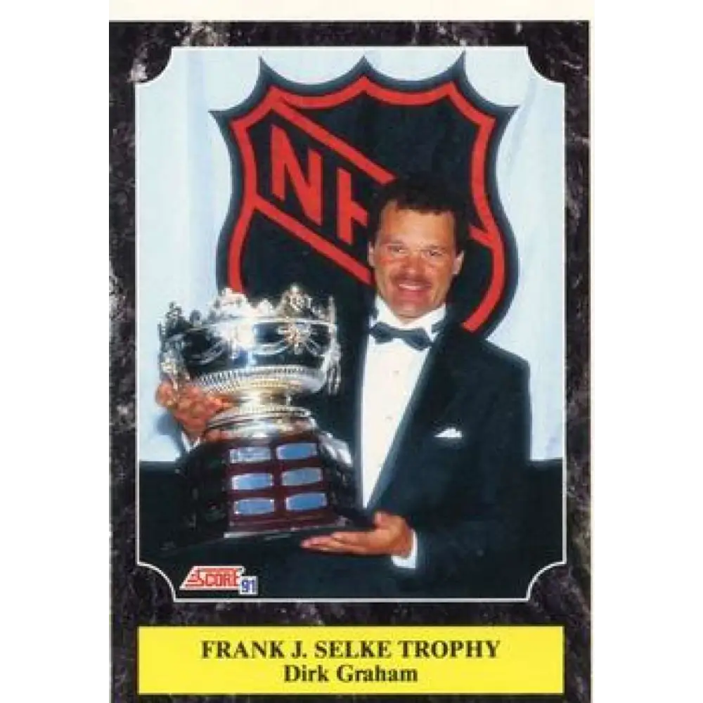 1991-92 Score American #432 Dirk Graham NM-MT Chicago Blackhawks Hockey Card  Image 1