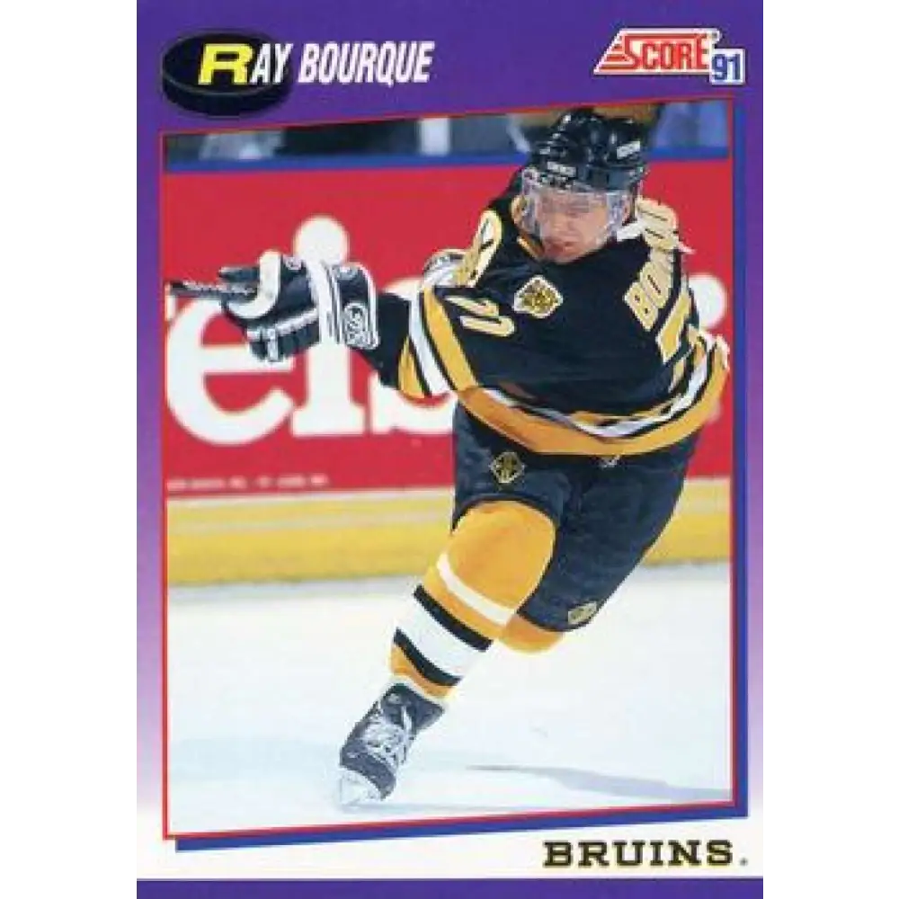 1991-92 Score American #50 Ray Bourque NM-MT Boston Bruins Hockey Card  Image 1