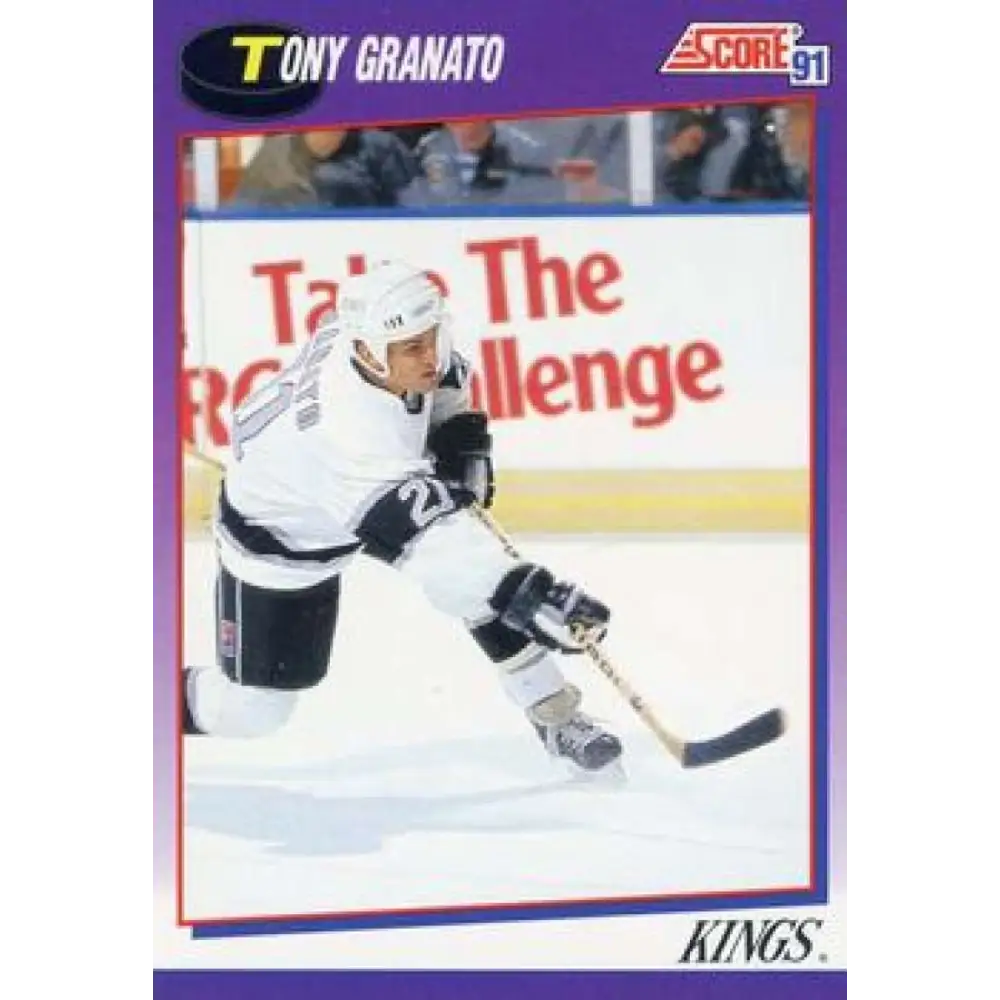1991-92 Score American #57 Tony Granato NM-MT Los Angeles Kings Hockey Card  Image 1