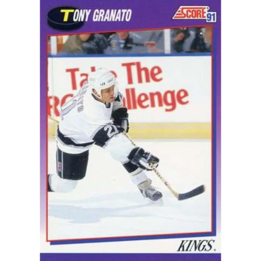 1991-92 Score American #57 Tony Granato NM-MT Los Angeles Kings Hockey Card  Image 1
