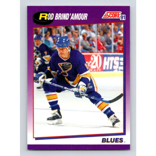 1991-92 Score American #85 Rod Brind'Amour NM-MT St. Louis Blues Hockey Card  Image 1