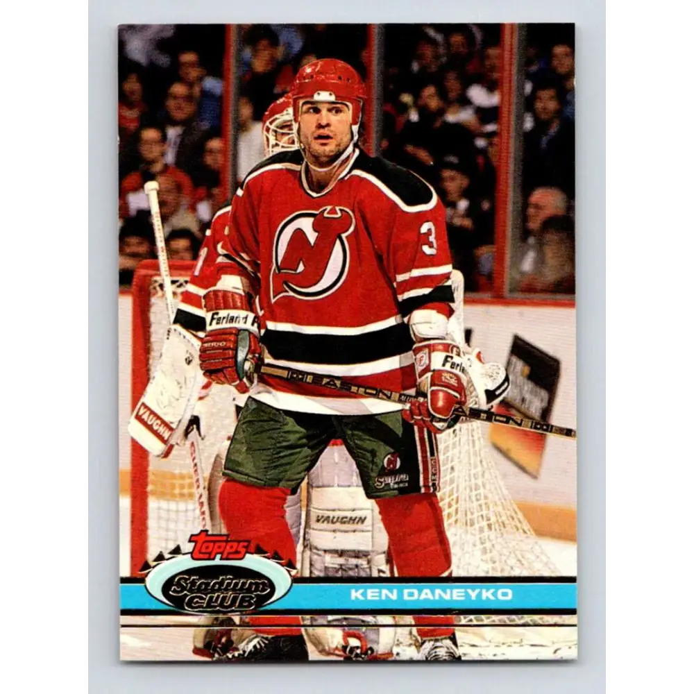 1991-92 Topps Stadium Club #103 Ken Daneyko NM-MT New Jersey Devils Hockey Card Image 1