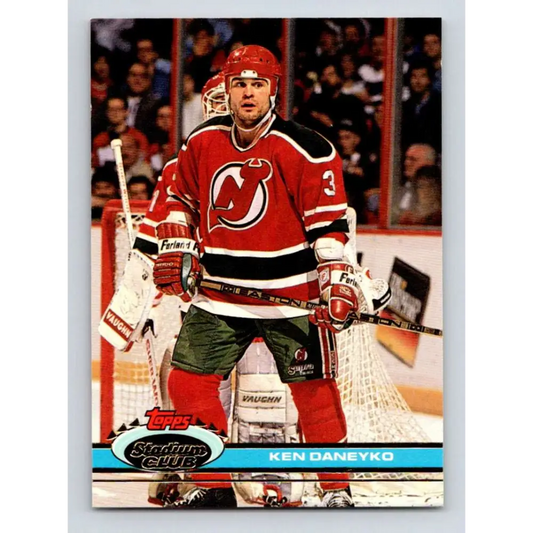 1991-92 Topps Stadium Club #103 Ken Daneyko NM-MT New Jersey Devils Hockey Card Image 1