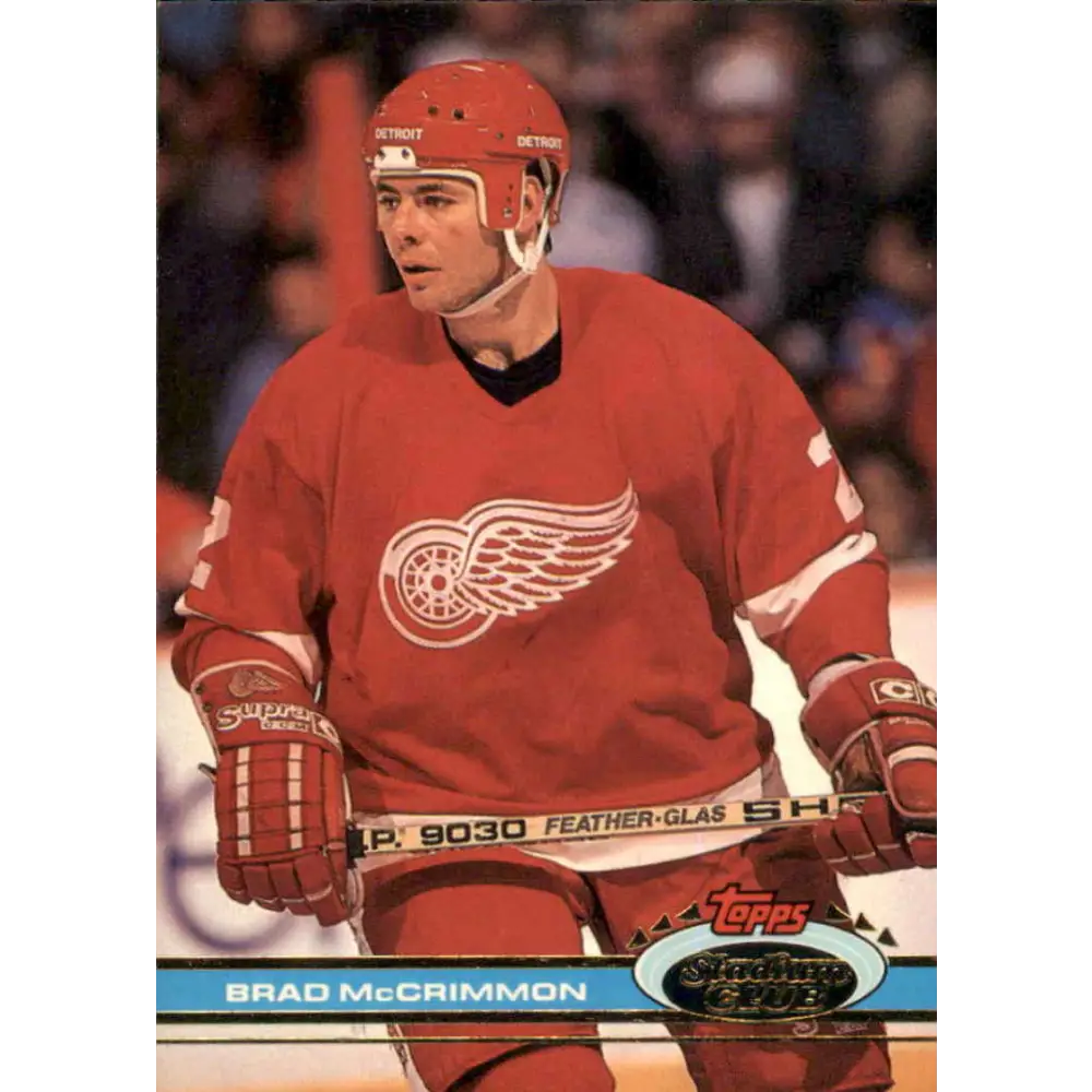 1991-92 Topps Stadium Club #14 Brad McCrimmon NM-MT Detroit Red Wings Hockey Card Image 1