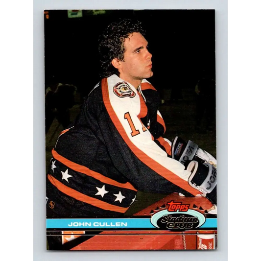 1991-92 Topps Stadium Club #289 John Cullen NM-MT Hartford Whalers Hockey Card Image 1