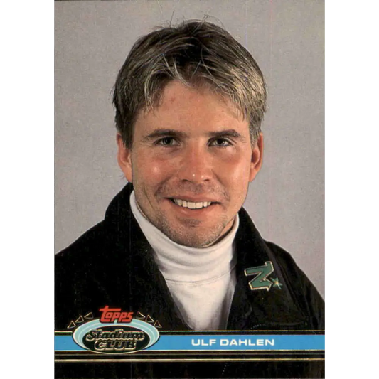 1991-92 Topps Stadium Club #55 Ulf Dahlen NM-MT Minnesota North Stars Hockey Card Image 1