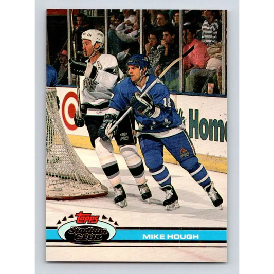 1991-92 Topps Stadium Club #80 Mike Hough NM-MT Quebec Nordiques Hockey Card Image 1