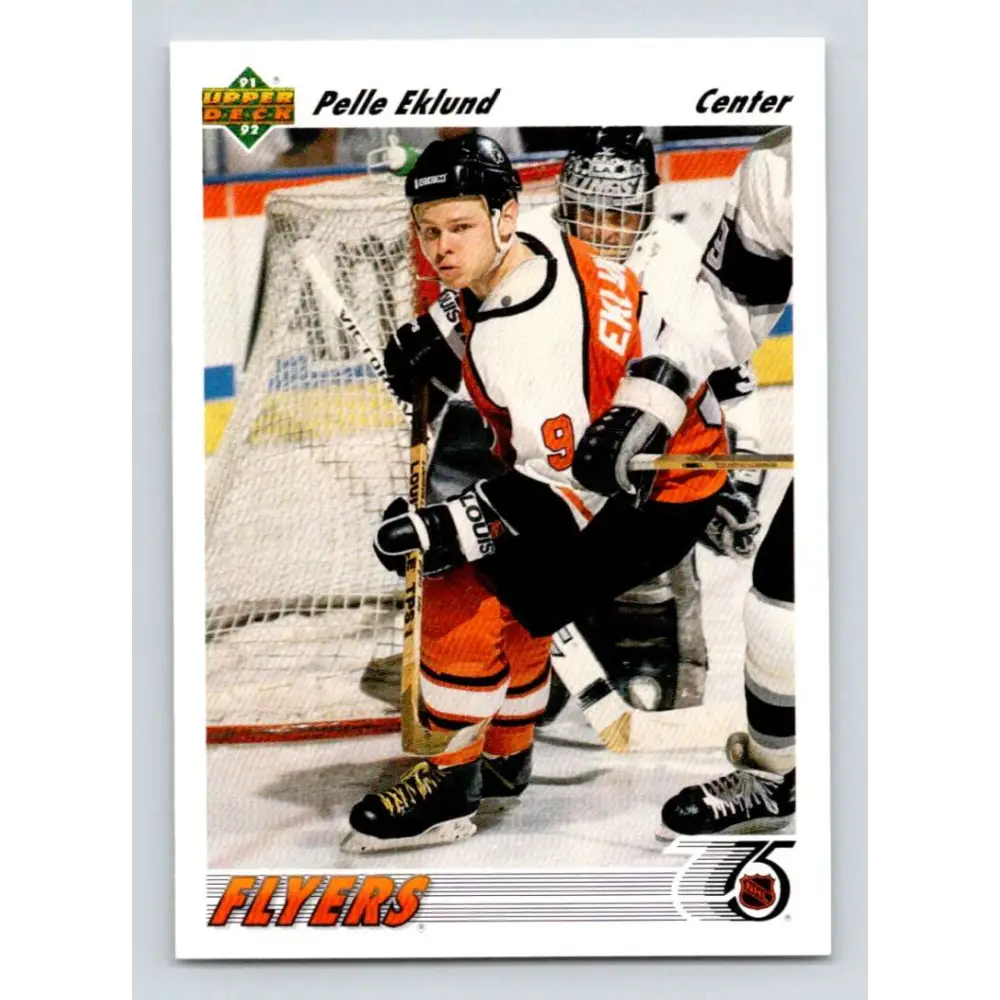 1991-92 Upper Deck #103 Pelle Eklund NM-MT Philadelphia Flyers Hockey Card Image 1
