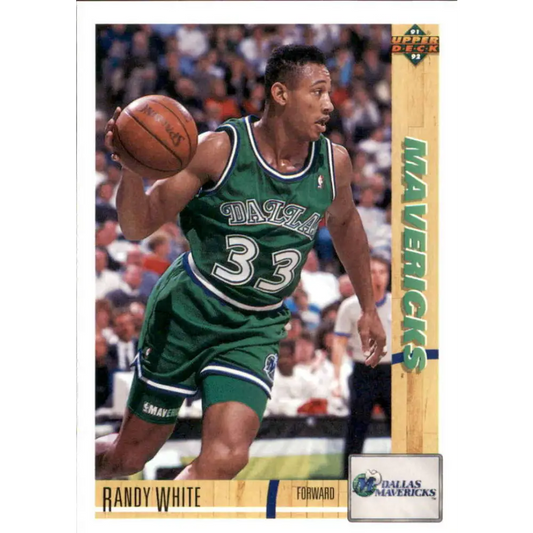 1991-92 Upper Deck #105 Randy White NM-MT Dallas Mavericks Basketball Card Image 1