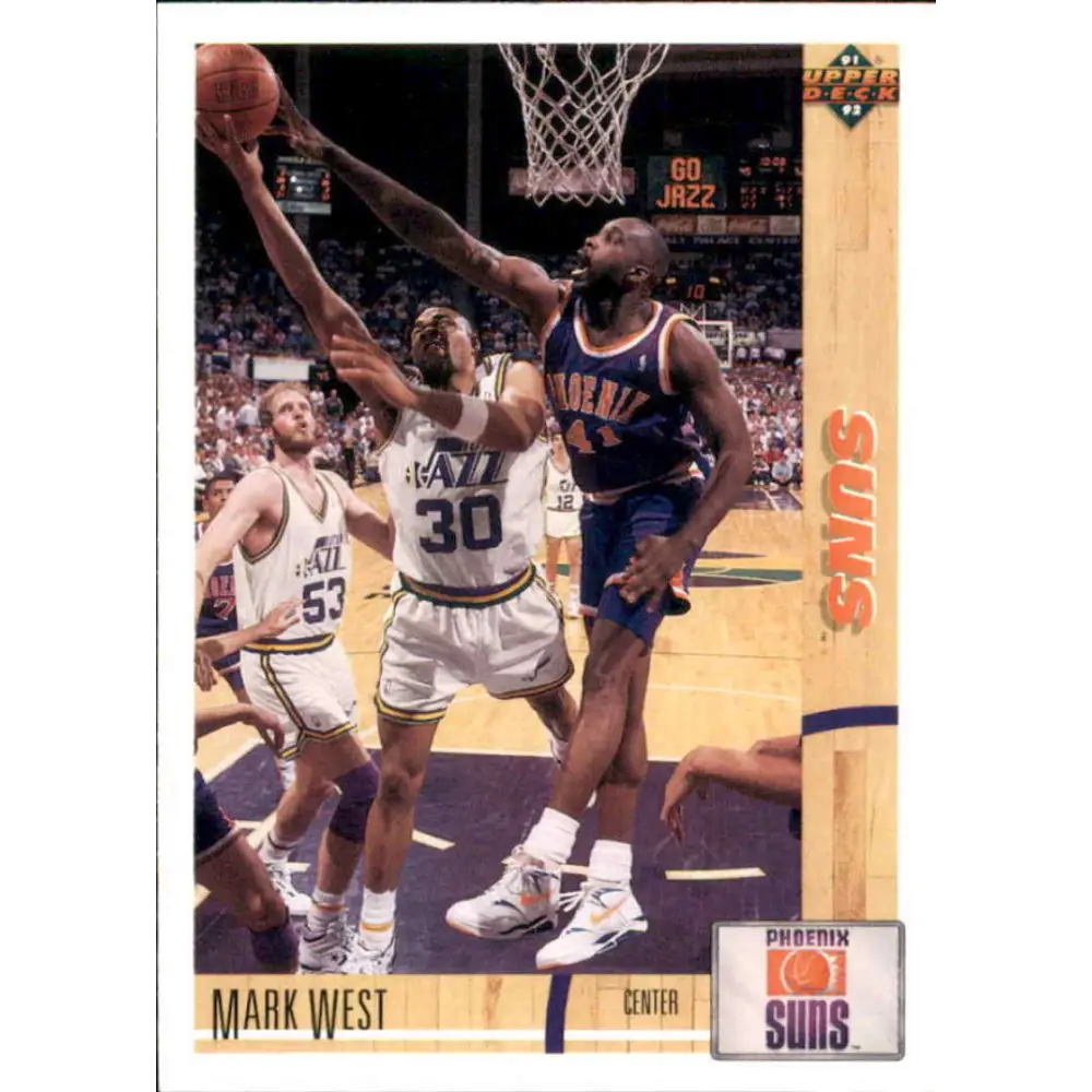 1991-92 Upper Deck #115 Mark West NM-MT Phoenix Suns Basketball Card Image 1