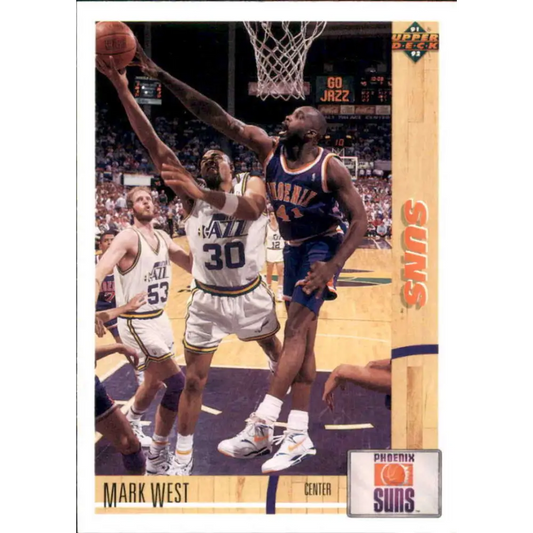 1991-92 Upper Deck #115 Mark West NM-MT Phoenix Suns Basketball Card Image 1